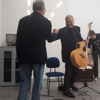 André com Victor Biglione