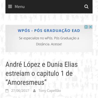 Jornal NO PALCO - 27 Jun de 2017